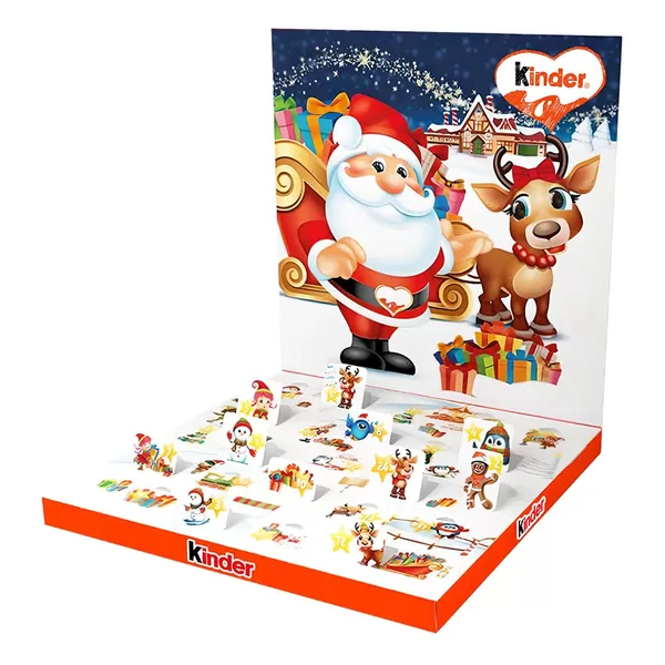 Kinder 3D Pop-up Adventskalender - 24 chocolaatjes - 123g