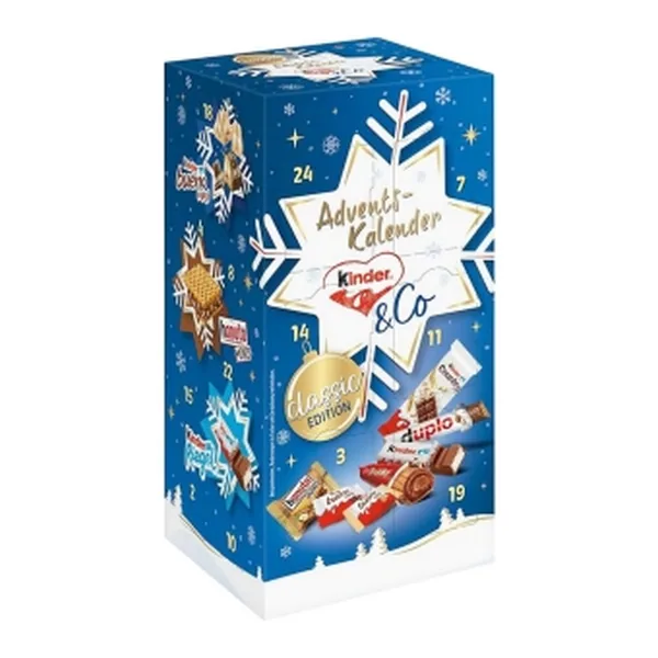 Kinder & Co – Classic Adventskalender – 295 gram