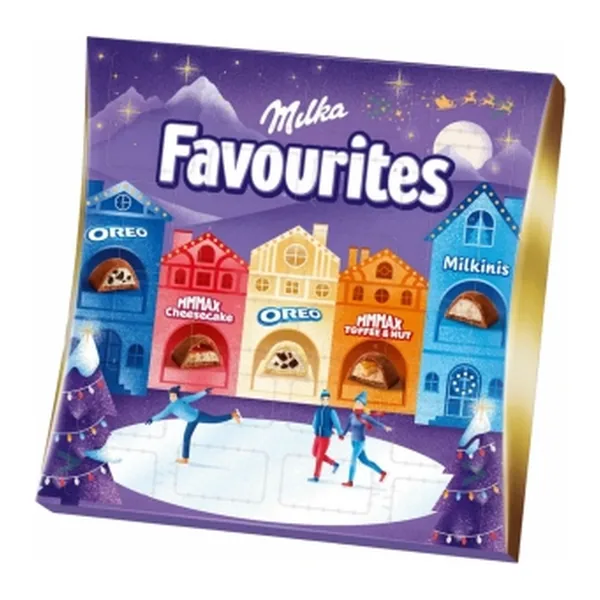 Milka – Favorites Adventskalender – 206 gram
