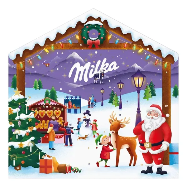 Milka Magic Mix Adventskalender - 24 chocoladeverrassingen - 147g