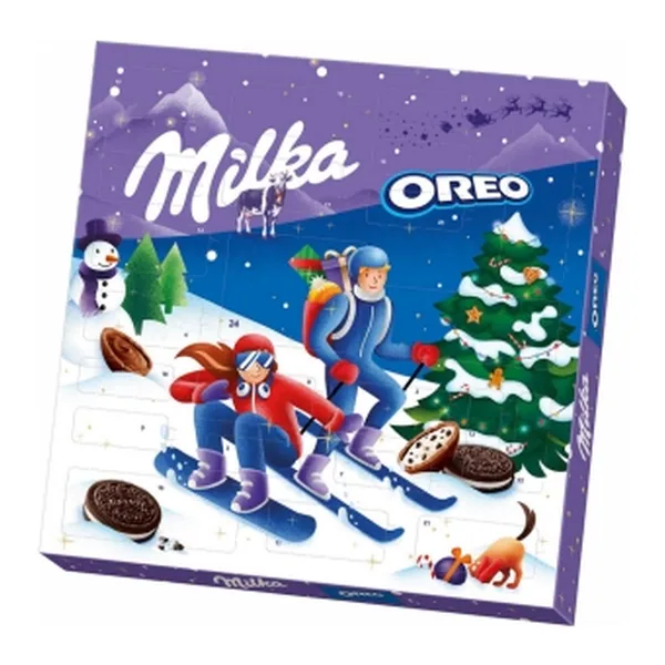 Milka – Oreo Adventskalender – 284 gram