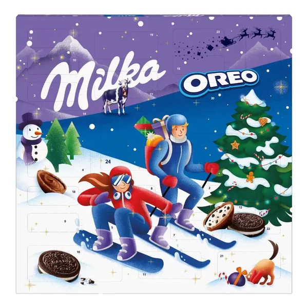 Milka & Oreo Adventskalender - 24 verrassingen - 284g
