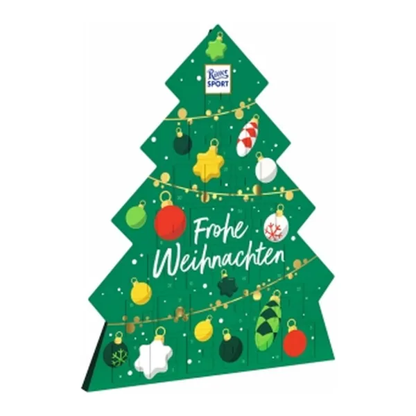 Ritter Sport – Chocoladeblokjes Adventskalender – 208 gram