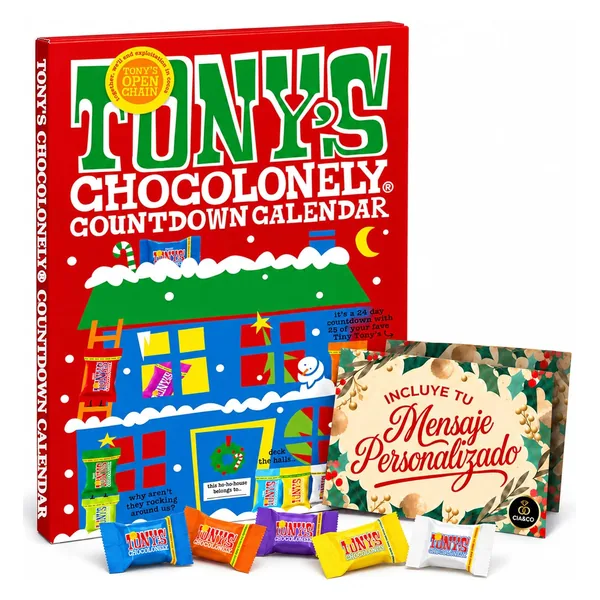 Tony's Chocolonely Adventskalender 2026 + toewijdingskaart Cia&Co